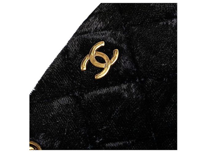 Timeless Bolso Tote de Cadena de Suede Matelassé Chanel Azul Azul marino - vista 7