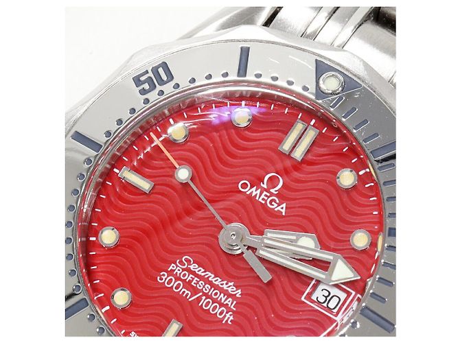 Orologio Omega Seamaster 300m Professionale Quadrante Rosso 2582.61 - vista 5