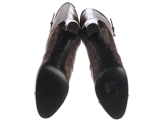 Botas Louis Vuitton de piel marrón Castaño - vista 4