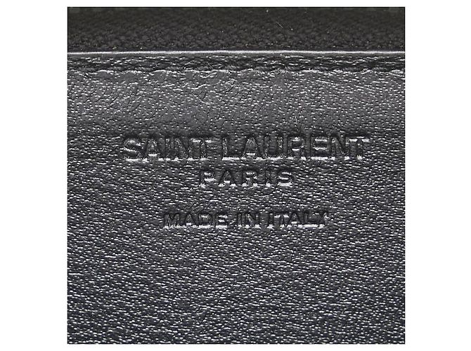 Yves Saint Laurent Saint Laurent Leather Zip Coin Case - view 10