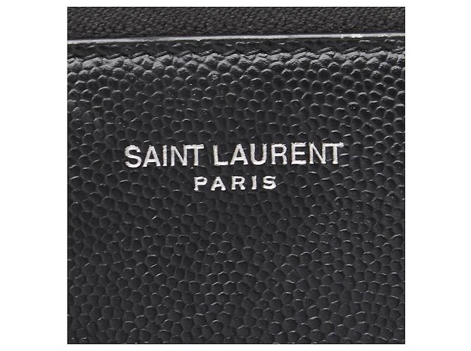 Yves Saint Laurent Saint Laurent Leather Zip Coin Case - view 9