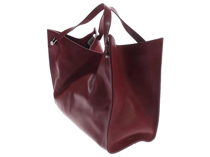 The Row Borsa Alexia Top-Handle Pelle Amaranto Rosso Bordò - vista 5