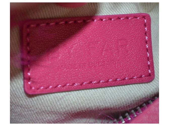 Borsa a mano By Far in pelle di agnello rosa - vista 9