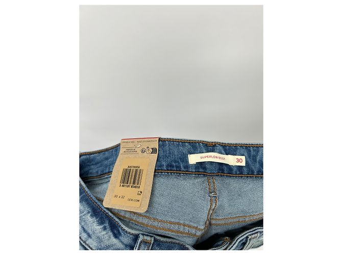 Levi's Jean bleu "Superlow Bootcut" Blue - view 3