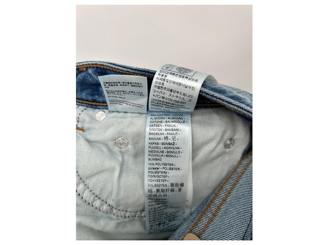 Levi's Jean bleu "Superlow Bootcut" Blue - view 4