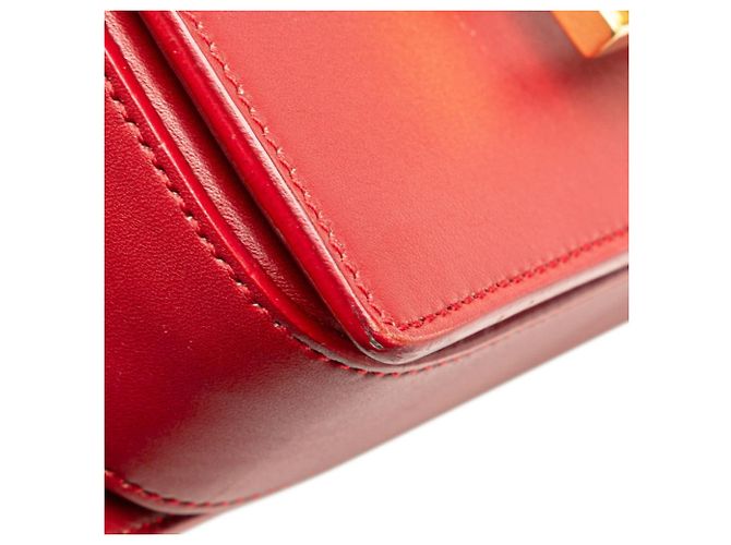 Mini borsa a tracolla Loulou classica di Saint Laurent Rosso - vista 6