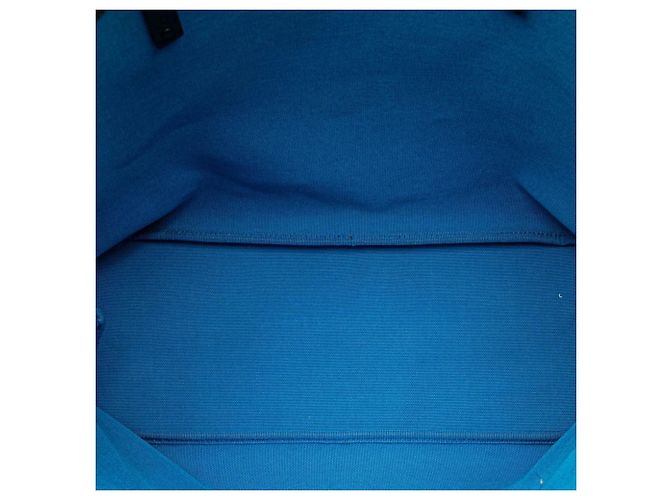 Borsa Tote Prada in tela nera e pelle Nero - vista 4