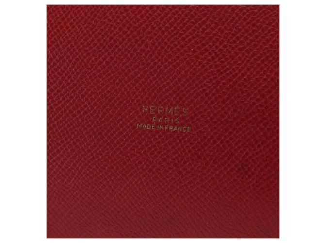 Market Borsa bucket Standy del mercato Hermès Courchevel Rosso - vista 6