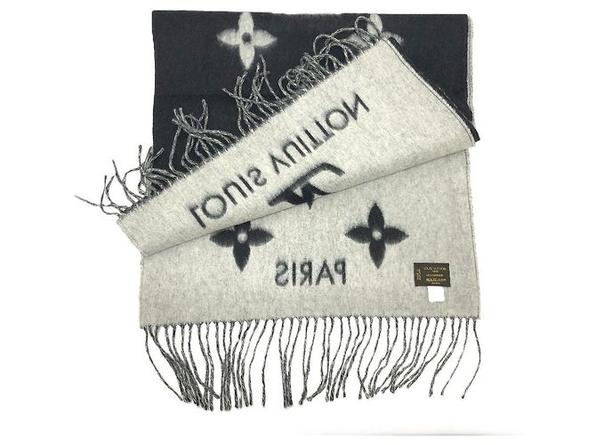 Stola Monogram Reykjavik Louis Vuitton Nero - vista 10