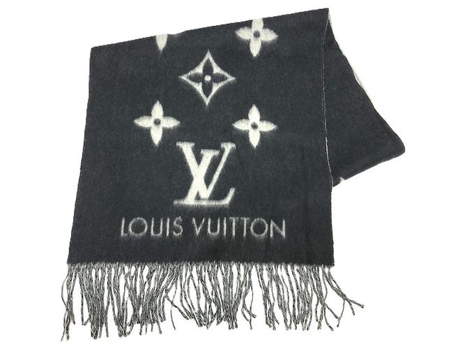 Stola Monogram Reykjavik Louis Vuitton Nero - vista 11