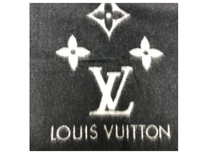 Stola Monogram Reykjavik Louis Vuitton Nero - vista 8