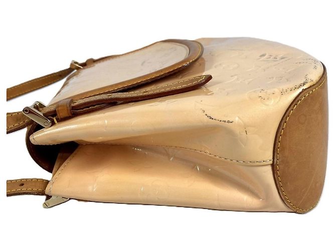 Borsa a Spalla Louis Vuitton Monogram Vernis Biscayne Bay GM Rosa - vista 3