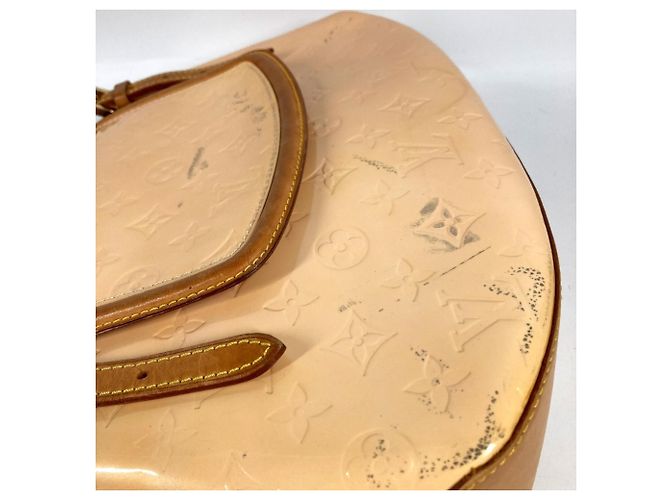 Borsa a Spalla Louis Vuitton Monogram Vernis Biscayne Bay GM Rosa - vista 4