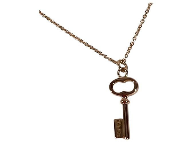 Tiffany & Co Collana chiave ovale in oro 18K Tiffany D'oro - vista 3