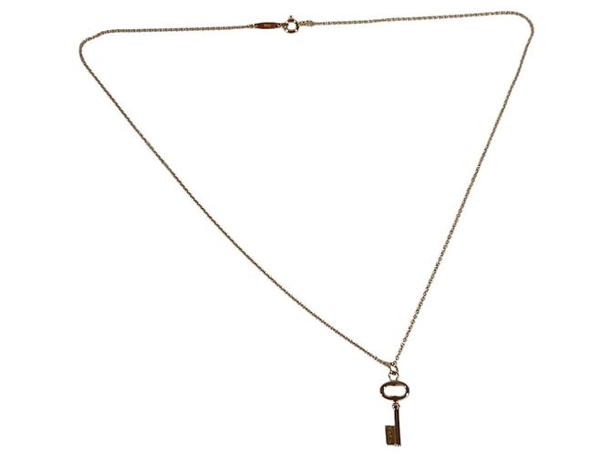 Tiffany & Co Collana chiave ovale in oro 18K Tiffany D'oro - vista 5