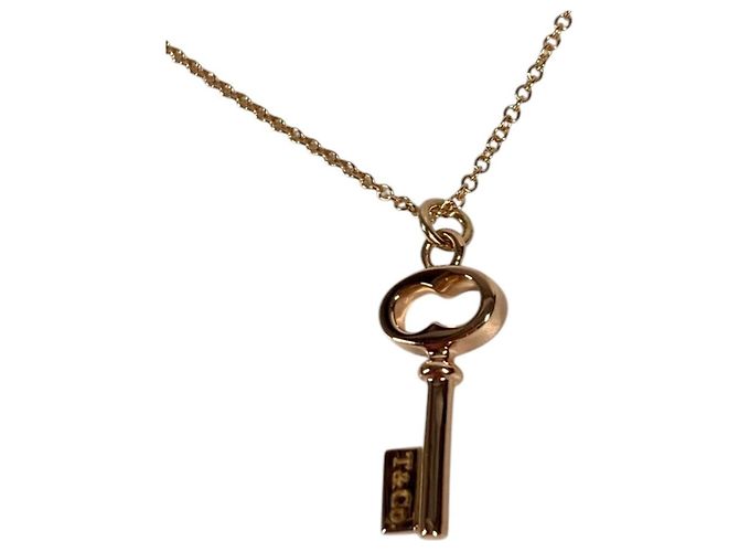 Tiffany & Co Collana chiave ovale in oro 18K Tiffany D'oro - vista 6