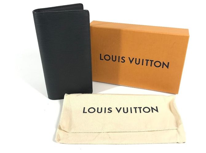 Cartera Larga Bi-fold Brazza en Epi Louis Vuitton Negro - vista 14