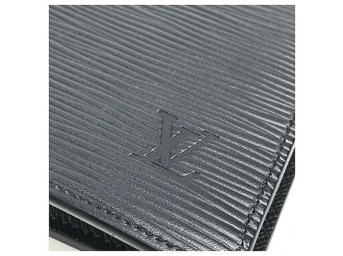 Cartera Larga Bi-fold Brazza en Epi Louis Vuitton Negro - vista 7