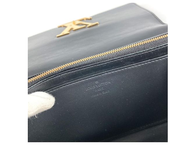 Cartera Larga Louise Flap en Vernis Louis Vuitton Negro - vista 13