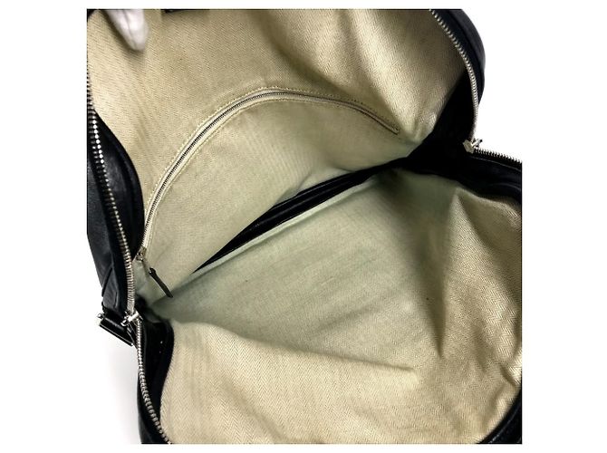 Borsa tote vintage con logo Hermès Nero - vista 12