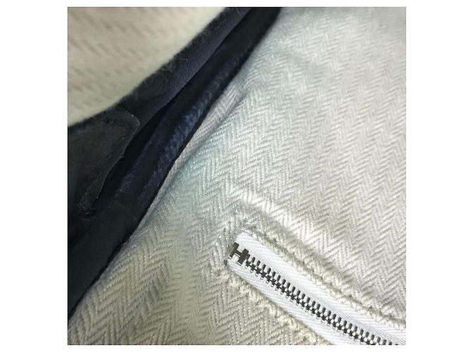 Borsa tote vintage con logo Hermès Nero - vista 17