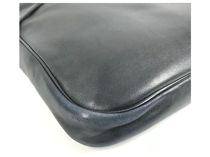 Borsa tote vintage con logo Hermès Nero - vista 6