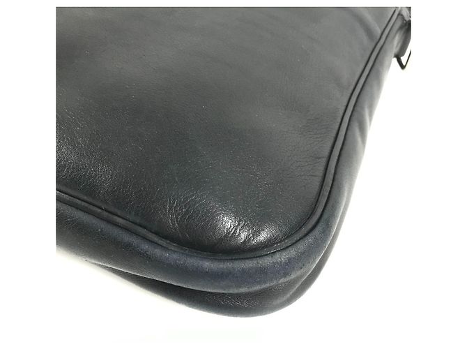 Borsa tote vintage con logo Hermès Nero - vista 8