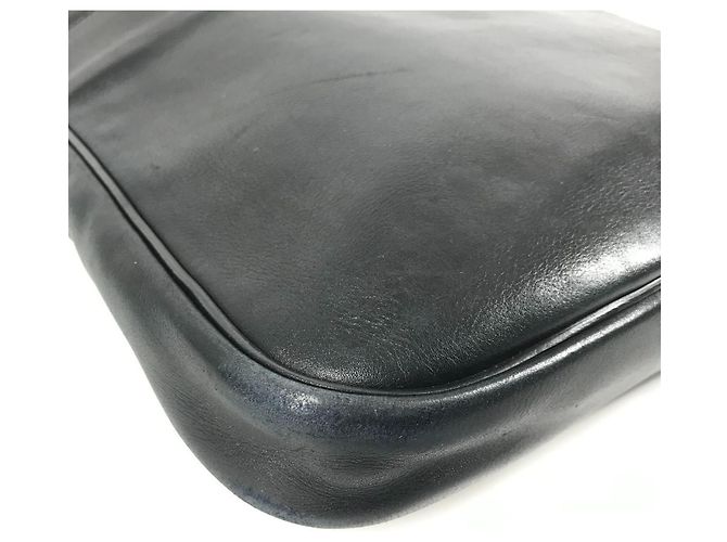 Borsa tote vintage con logo Hermès Nero - vista 9