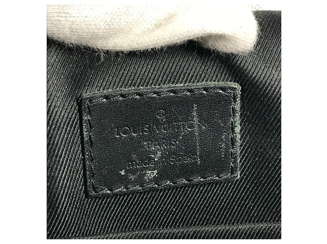 Borsa a tracolla District PM Damier Infini Louis Vuitton Nero Blu - vista 15
