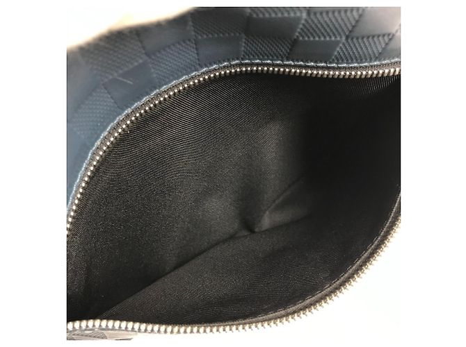 Borsa a tracolla District PM Damier Infini Louis Vuitton Nero Blu - vista 17