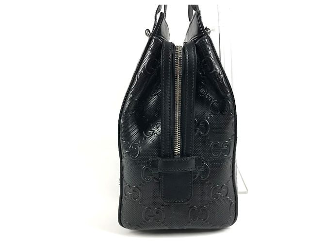Borsa tote con logo GG in rilievo di Gucci Nero - vista 4