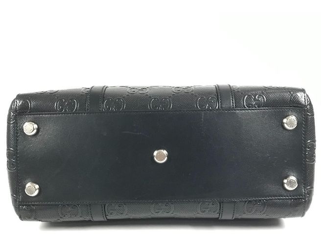 Borsa tote con logo GG in rilievo di Gucci Nero - vista 5