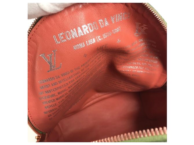 Louis Vuitton Masters Collection Mona Lisa Palm Springs Backpack Pink Khaki - view 13