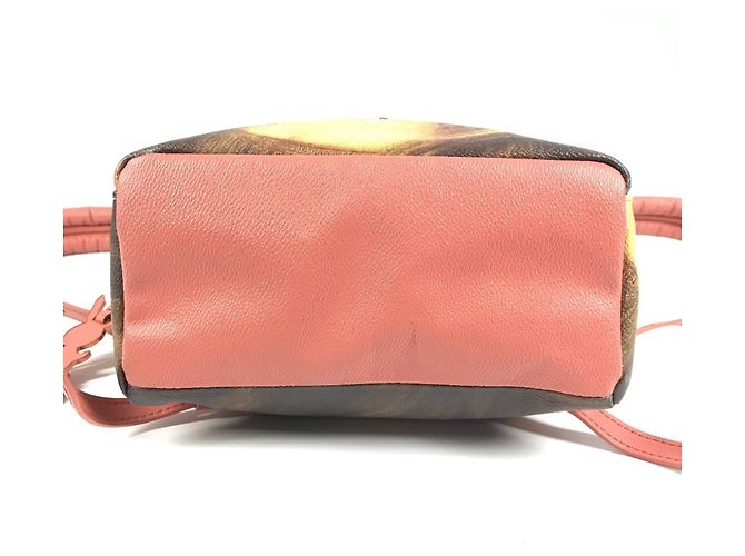Louis Vuitton Masters Collection Mona Lisa Palm Springs Backpack Pink Khaki - view 6