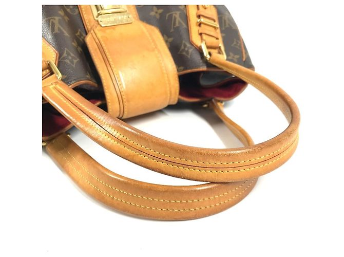 Borsa Greet Monogram Louis Vuitton Marrone Monogramma - vista 10