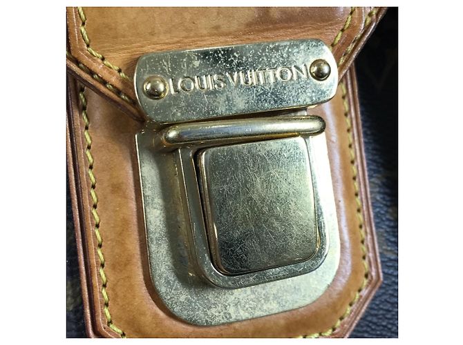 Borsa Greet Monogram Louis Vuitton Marrone Monogramma - vista 12