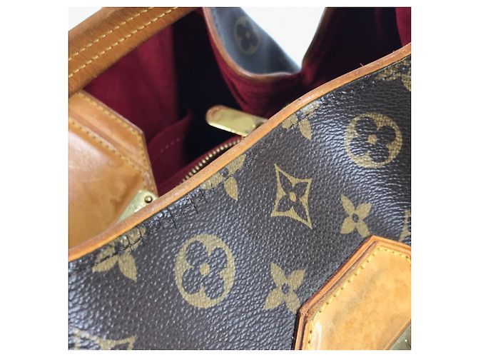 Borsa Greet Monogram Louis Vuitton Marrone Monogramma - vista 14