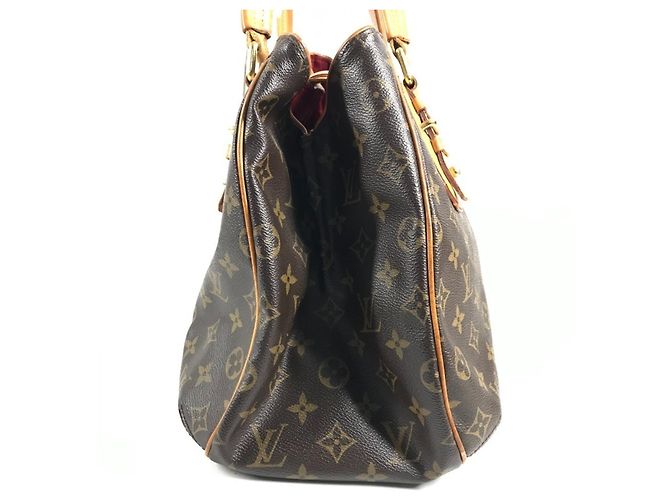 Borsa Greet Monogram Louis Vuitton Marrone Monogramma - vista 3