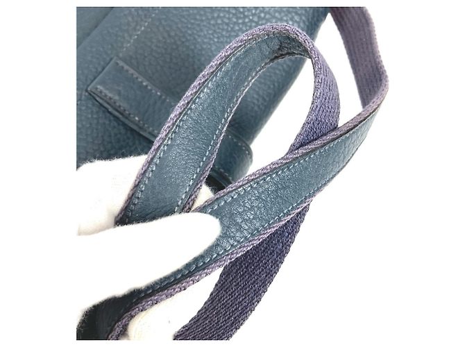 Borsa a Spalla in Pelle Numea di Hermès Blu navy - vista 10