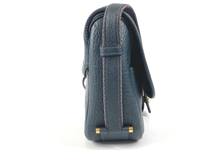 Borsa a Spalla in Pelle Numea di Hermès Blu navy - vista 3