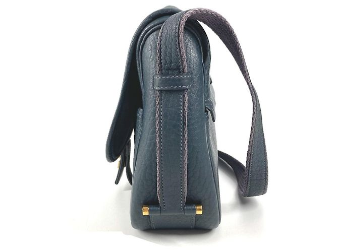 Borsa a Spalla in Pelle Numea di Hermès Blu navy - vista 4
