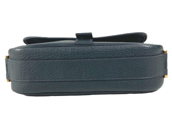 Borsa a Spalla in Pelle Numea di Hermès Blu navy - vista 5