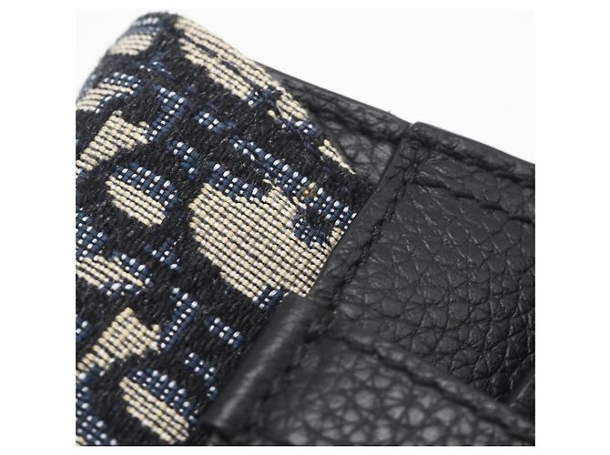 Belt Bag Saddle in Jacquard Oblique Christian Dior Marrone Blu navy - vista 12