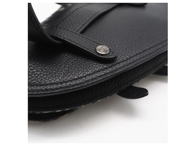Belt Bag Saddle in Jacquard Oblique Christian Dior Marrone Blu navy - vista 13