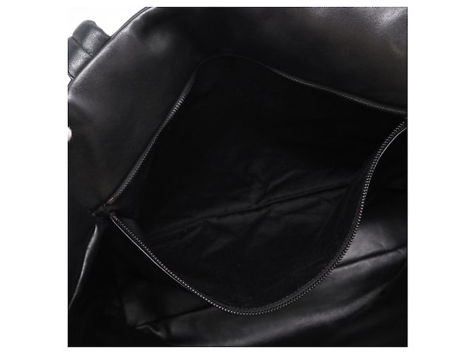 Yves Saint Laurent Puffer Tote Bag aus Lammleder Schwarz - Ansicht 11