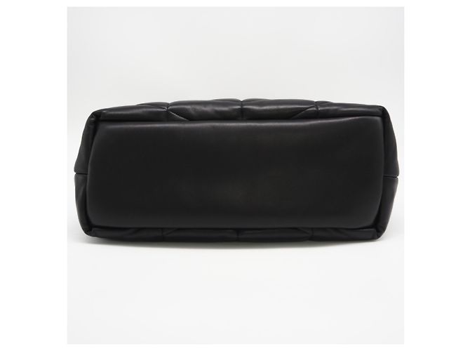 Yves Saint Laurent Puffer Tote Bag aus Lammleder Schwarz - Ansicht 4