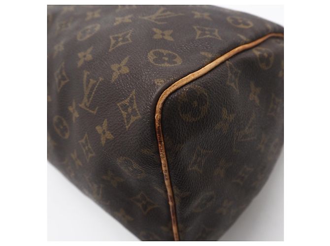 Borsa a mano Speedy 35 in tela Monogram Louis Vuitton Marrone Monogramma - vista 11