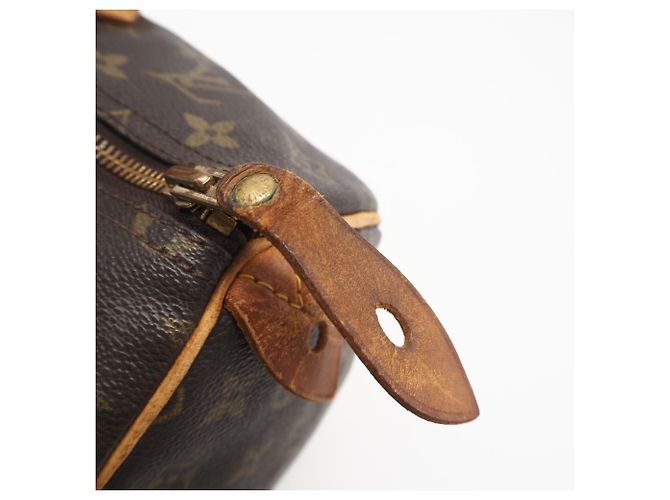 Borsa a mano Speedy 35 in tela Monogram Louis Vuitton Marrone Monogramma - vista 12
