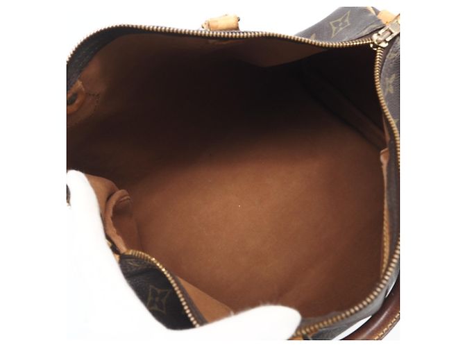 Borsa a mano Speedy 35 in tela Monogram Louis Vuitton Marrone Monogramma - vista 13