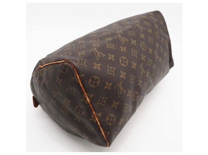 Borsa a mano Speedy 35 in tela Monogram Louis Vuitton Marrone Monogramma - vista 5
